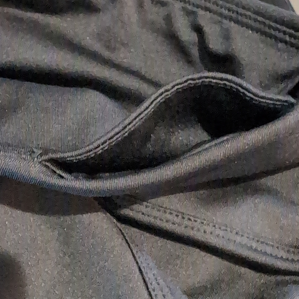 Betsey Johnson Black Athletic Shorts with Side Accents - Picture 4 of 4